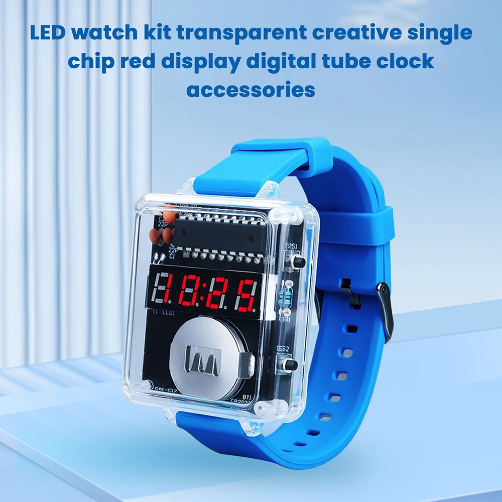 Development Watch Kit DIY Digital Watch Kit: A Hands-On Review of the 0.28 LED Soldering ...
