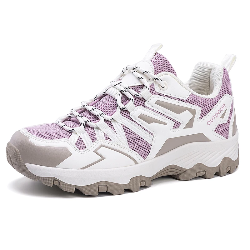 Pink Silk Couple Breathable Leisure Sports Unisex Casual Shoes