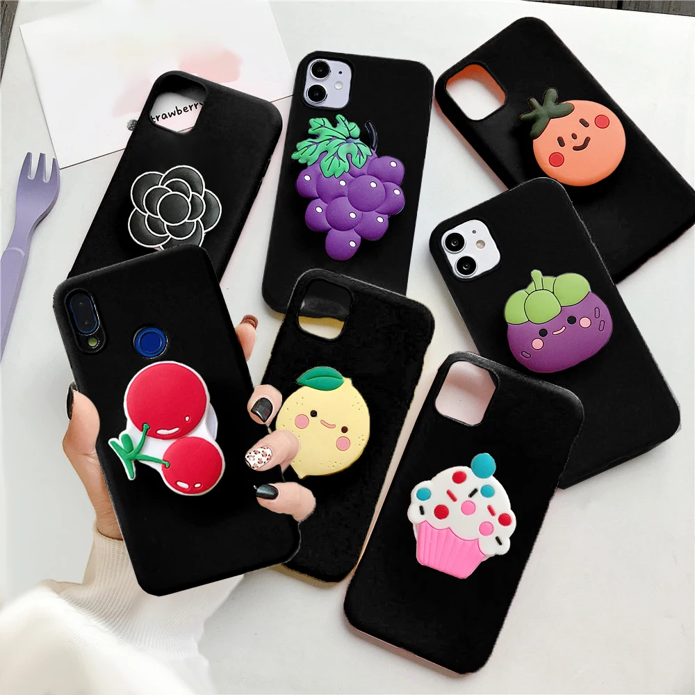 Cute Ice Cream Cake Stand Holder Cover Per Lg K92 K71 K62 K61 K52 K42 K51 K31 G4 G5 G6 G7 G8 G9 Fruit Star Tpu Case
