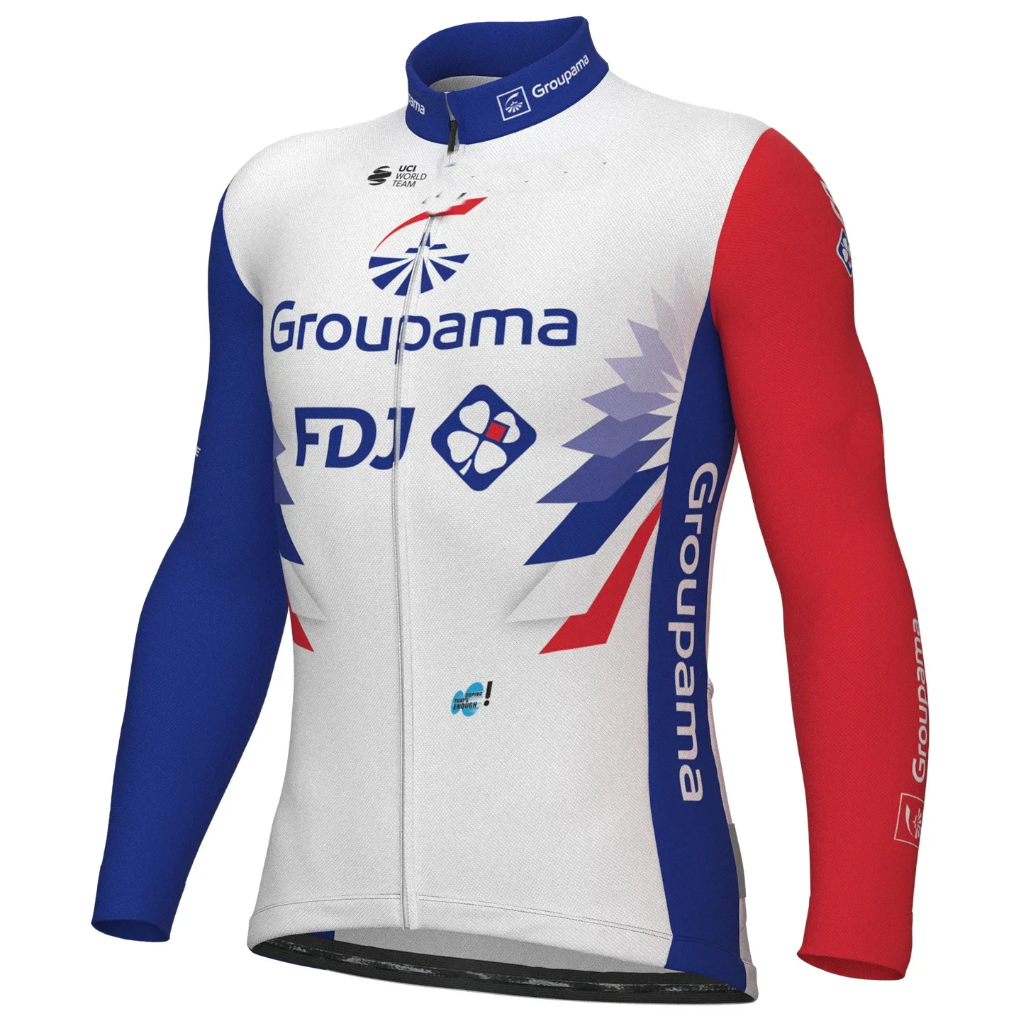 용수철 여름 2022 2021 GROUPAMA FDJ 팀 블루 전용 긴팔 사이클링 저지, 로파 시클리스모 사이즈 XS-4XL