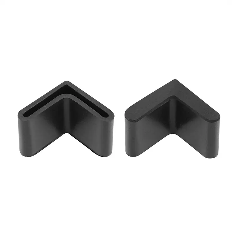 L-shaped Rubber Foot Cover Triangle Angle Iron Foot Pad Table Chair Furniture Feet Leg Pad Floor Protector Furniture Cups