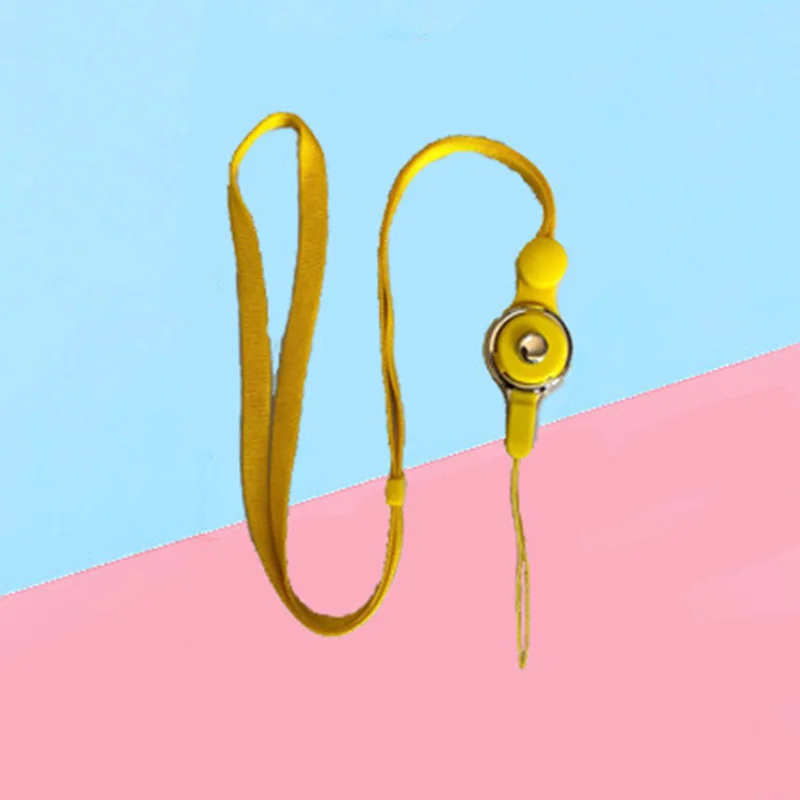Adjustable Lanyard Strap with Detachable Phone Safety Tether