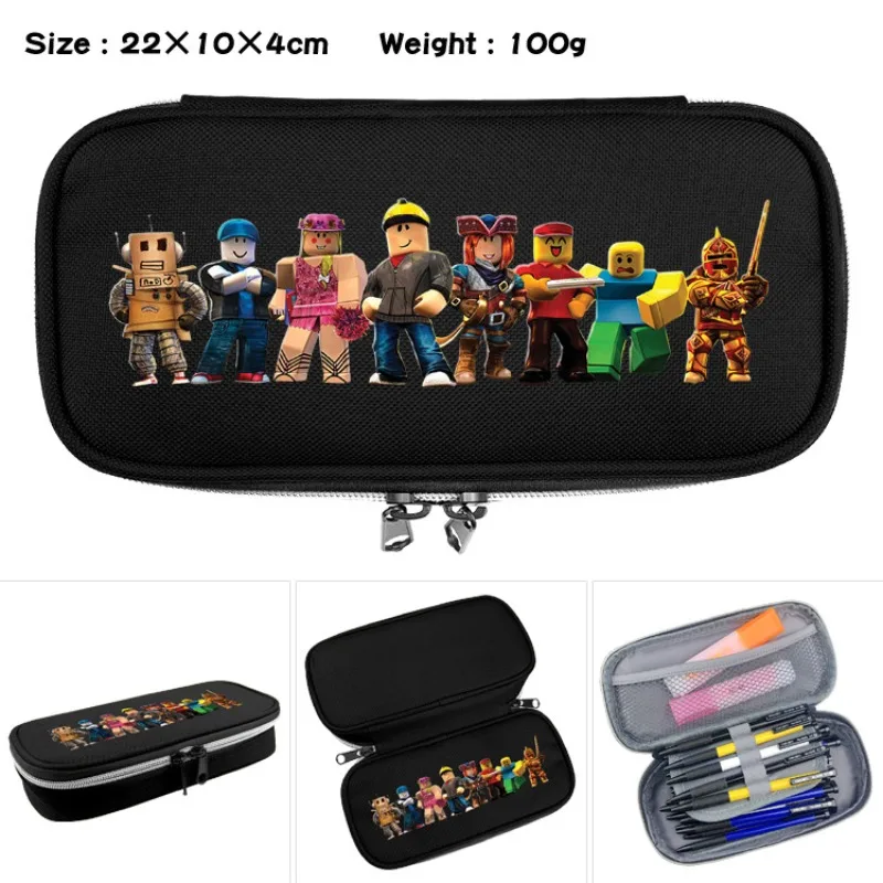 Game Roblox Pencil Case Student Product Girl Boy Pen Case Bag