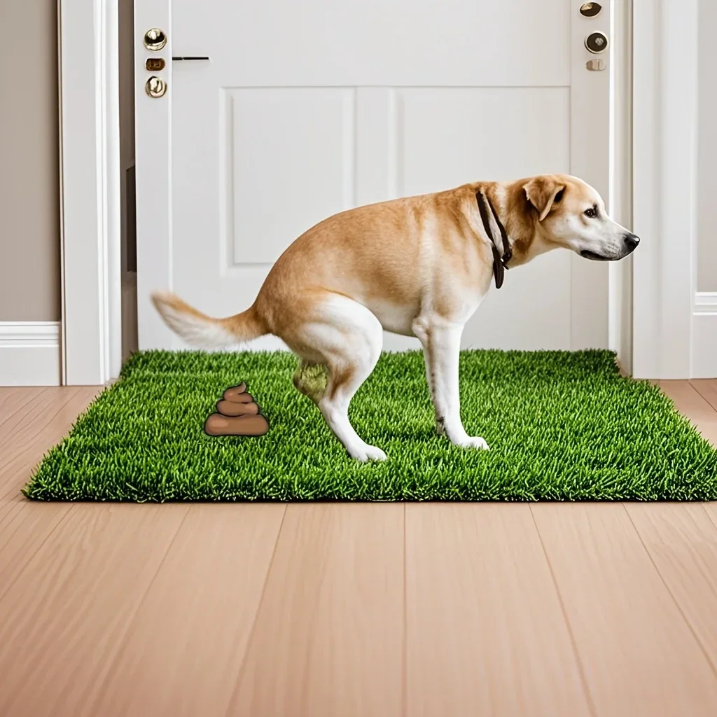 Reusable & Washable Dog Grass Mat Artificial Lawn for Pet Training with Non-Slip Backing Perfect for Indoor or Outdoor Use