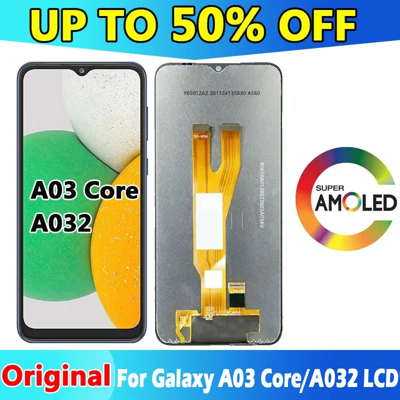 

6.5'' For Galaxy A03 Core A032 A032F LCD Display With Touch Screen Digitizer Assembly SM-A032F/DS LCD For Samsung A032 Display