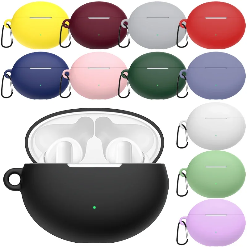 

Чехол для Huawei Freebuds 4i, противоударный силиконовый чехол для наушников Freebuds4i Free Buds 4i, гарнитура Funda, аксессуары с крючком