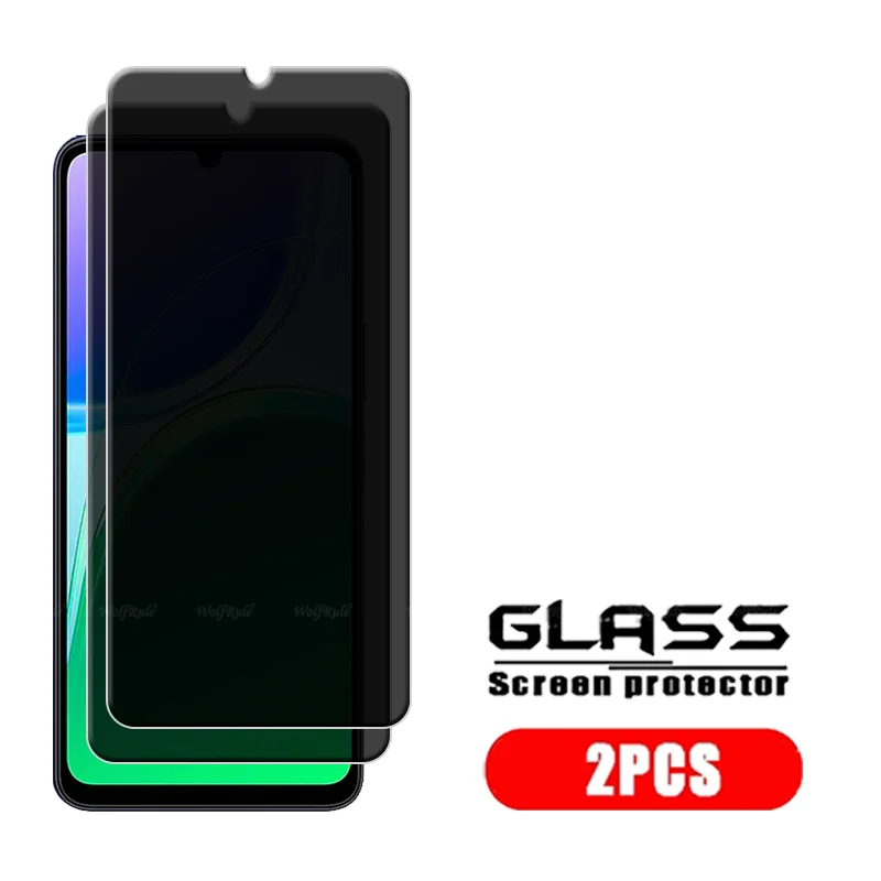 Privacy Anti-Spy Tempered Glass Screen Protector for Vivo Y05 - 9H Durability