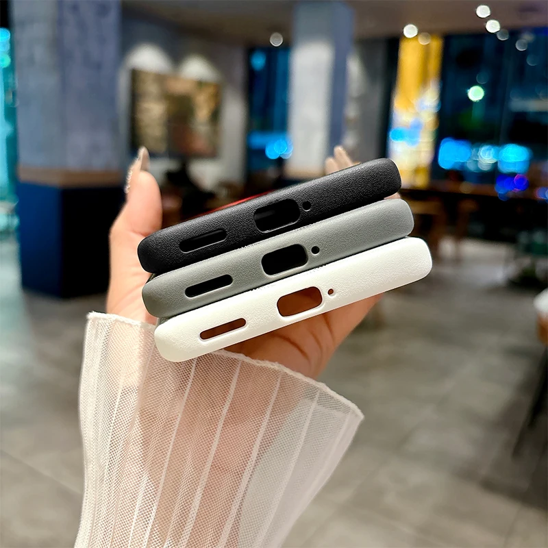 Premium Business PU Leather Slim Cover with Soft TPU Edge