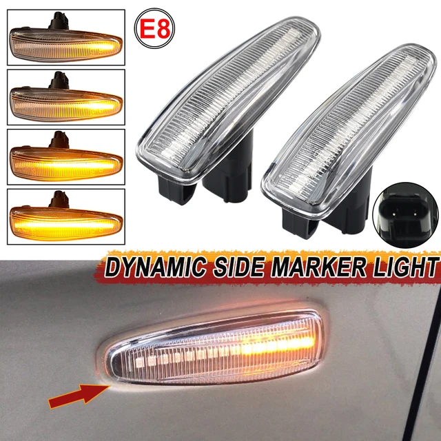 Accessories LED Dynamic Turn Signal Side Marker Sequential Light