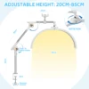 Cantilever Rotating Folding Half Moon Circular Fill Light Beauty Salon Lighting Lamp Embroidered Eyebrow Manicure Fill Light 6
