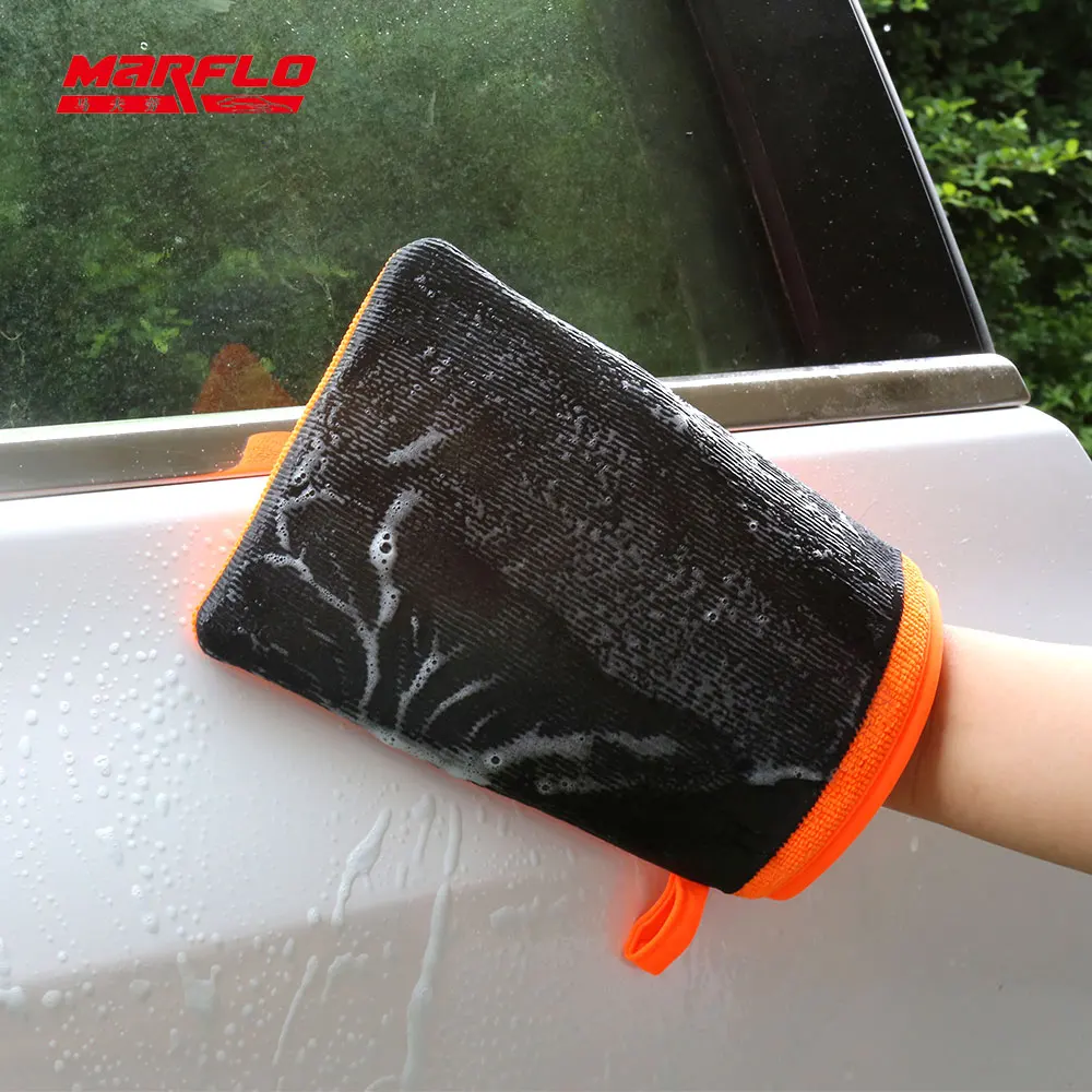 Bulk Sale Magic Clay Bar Mitt Car Washing Glove Car Clay Cloth Surface Towel Auto Care Cleaning Marflo Detailing Tools