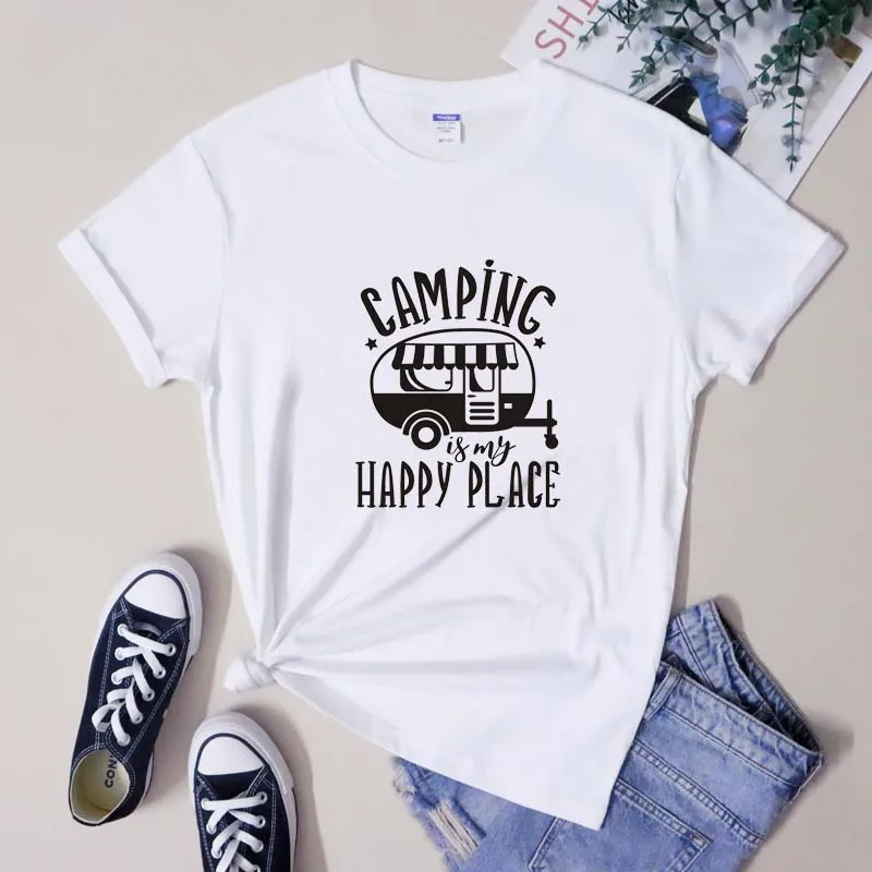 Camping Is My Happy Place T-shirt 3