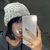 2024 New Reflective Knitted Hats Magical High Visibility Winter Warm Caps Women Men Bonnet Beanie Hat for Night Running Walking 1