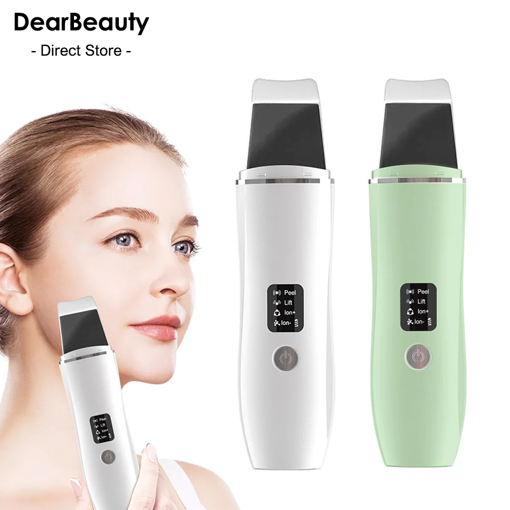 Ultrasonic Skin Scrubber Blackhead Remover Facial Cleanser 4 Modes ...