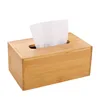 Japanese Bamboo Tissue Box, Living Room Dining Table Napkin Holder, Home Kitchen Storage Supplies, Rectangular Storage Box 6