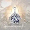 Eudora Collier Bola de Grossesse Necklace 18MM Ball Tree of Life Angel Caller Musical Bell Pendant DIY Jewelry for Pregnant Wome 2