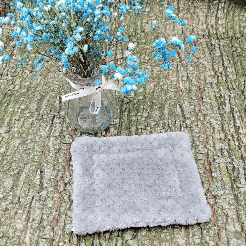 Kreative Haupt landschaft kleine Haustier matte Hamster Nest matte kleines Haustier Meers chweinchen Totoro Baumwoll matte Kaninchen Winter wärme kleine Haustier matte – Detail 4