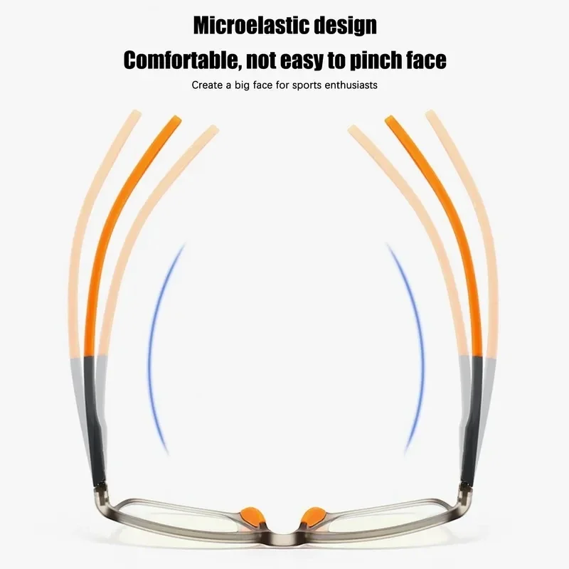 TR90 Sport Myopia Glasses Men Ultralight Anti Blue Light Prescription Eye Glasses Women Nearsighted Eyewear 0 -1.5 -2.0 To -6.0 5