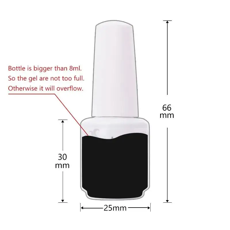 Cloubeaute UV LED 젤 바니시, 네일 아트 젤, 네일 광택제, 퓨어 네일 컬러, 선물 세트 키트, 8ml, 세트당 6 개