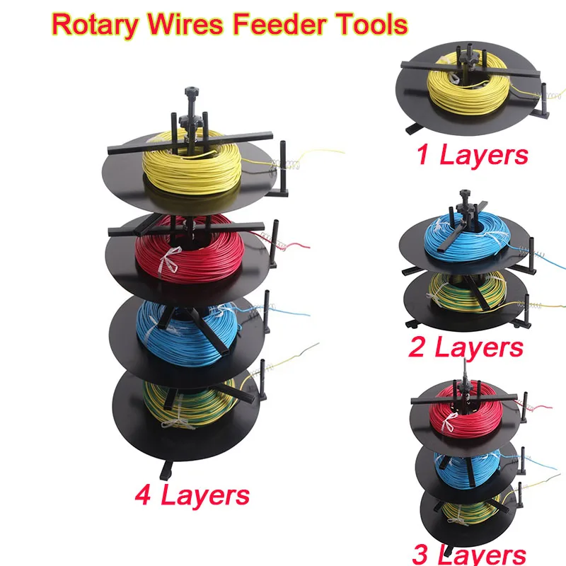 

Rotary Wires Feeder Tools Rotating Disc Cable Coil Feeding Machine For Wires Stripping Cutting Machine