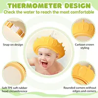 Foldable Baby Bath Tub with Cushion and Thermometer Set
