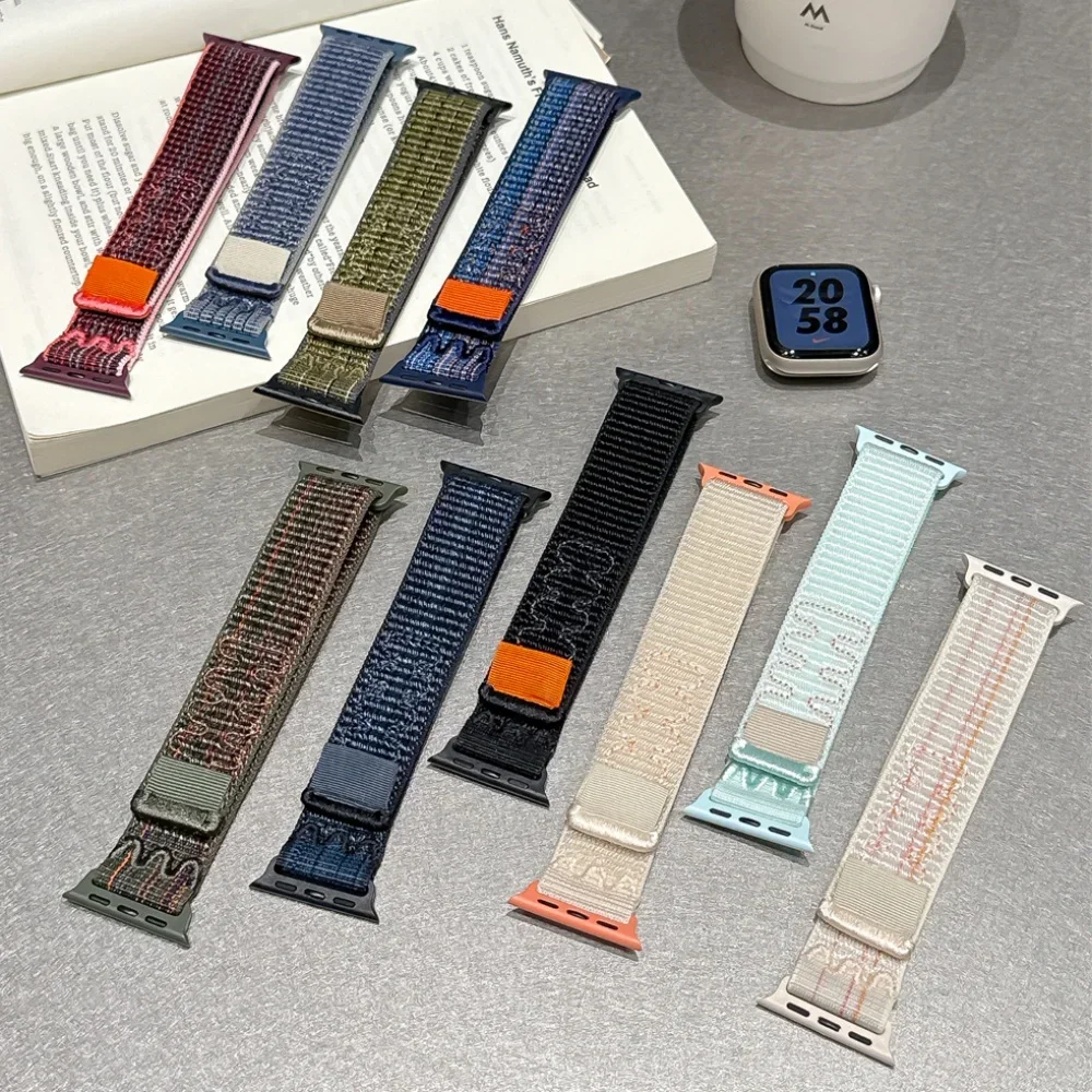 Sport Loop Nylon Bracelet for Apple Watch Bands - Multisize Strap Collection