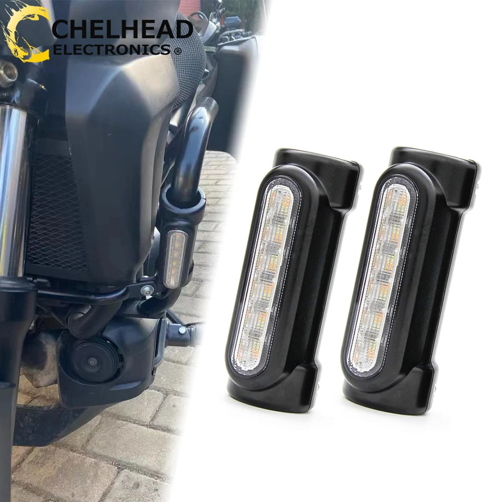 Led-DRL-Motorcycle-Daytime-Running-Light-Turn-Signal-Warning-Lamp ...