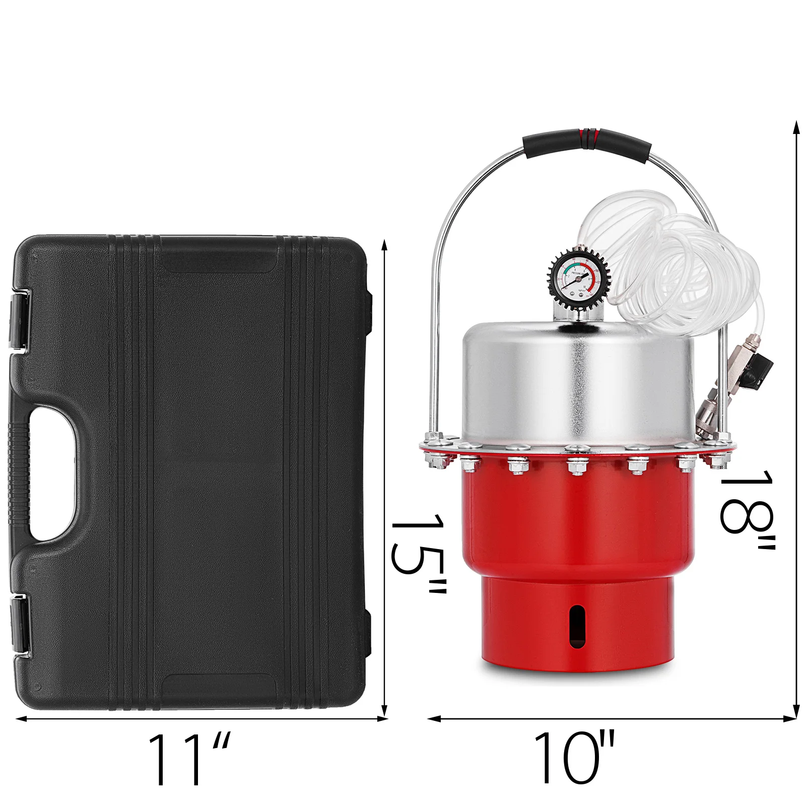 Steel Pneumatic Air Pressure Brake Bleeder Kit