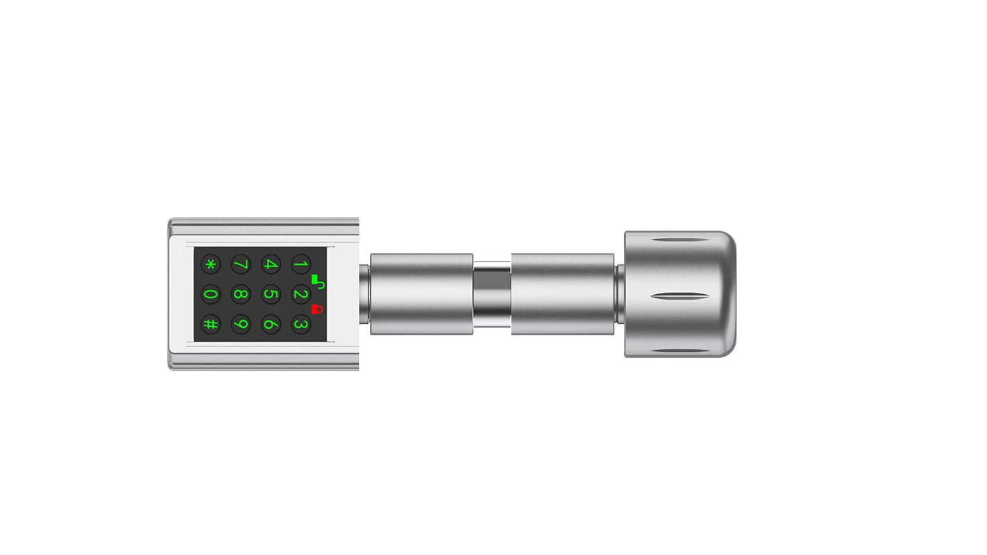 Fingerprint Swiss Smart cylinder lock Password NFC RFID Card TTlock Alexa Google home Replace DIY digital door lock