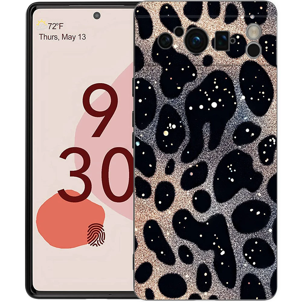 Leopard Print Shockproof Phone Case Cover - Soft TPU Shell with Smudge-Resistant Coating