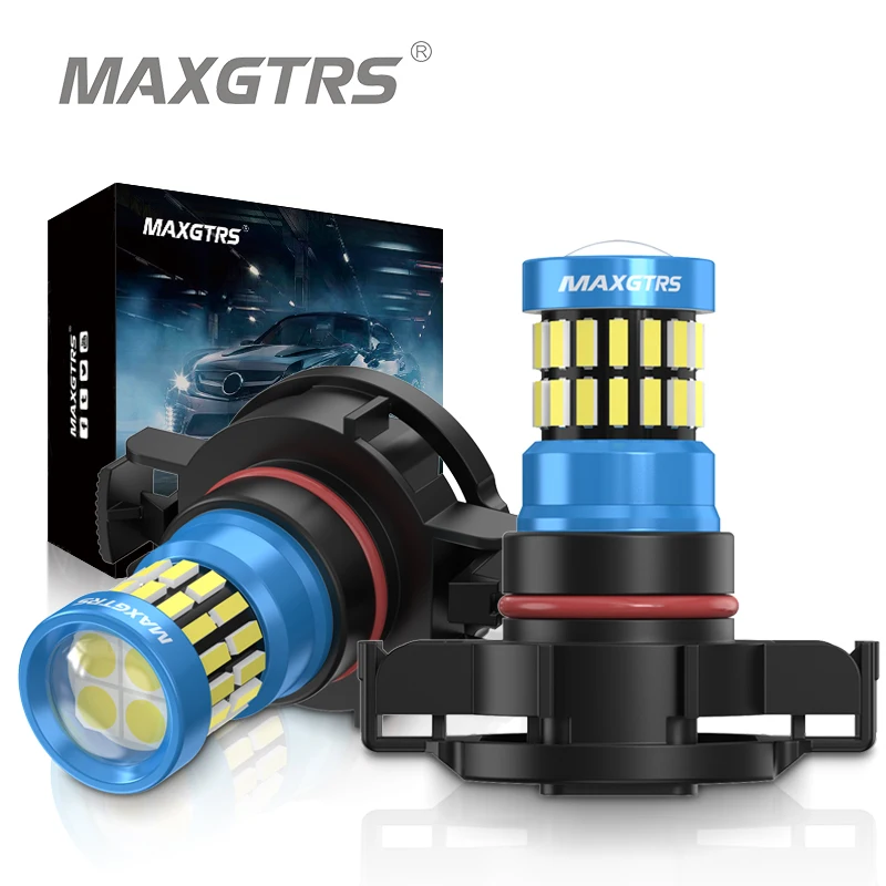 2x Canbus PSX24W LED フォグランプジープグランドチェロキー