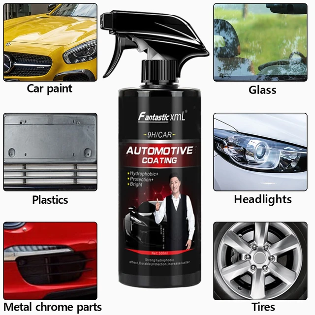 473ml Car Ceramic Spray Coating Waterless Car Cleaner Car Wash Wax Car  Clean Paint Care Polish Car Window Cleaning - Paint Care - AliExpress