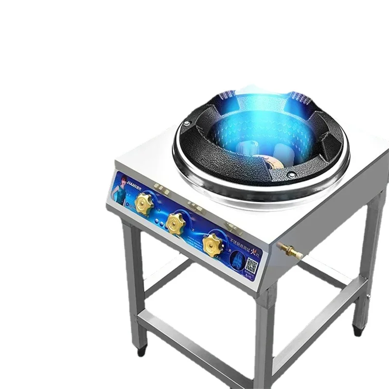 

Home Fierce Fire Stove Gas Cooktop Commercial Single Burner Medium and High Pressure Liquefied Gas Stove Energy-saving Gas Hob