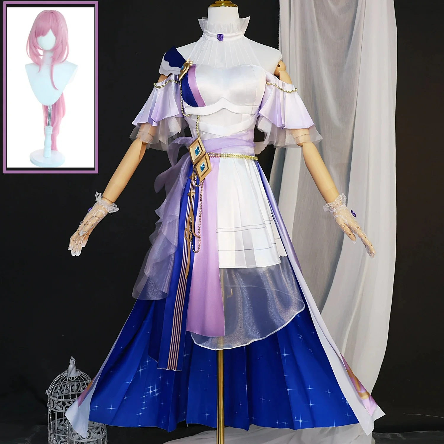 

Elysia Cosplay Game Honkai Impact 3rd Cosplay Costume Concert Cos Dress Halloween Party Uniform Women Girls Role Play Outfits