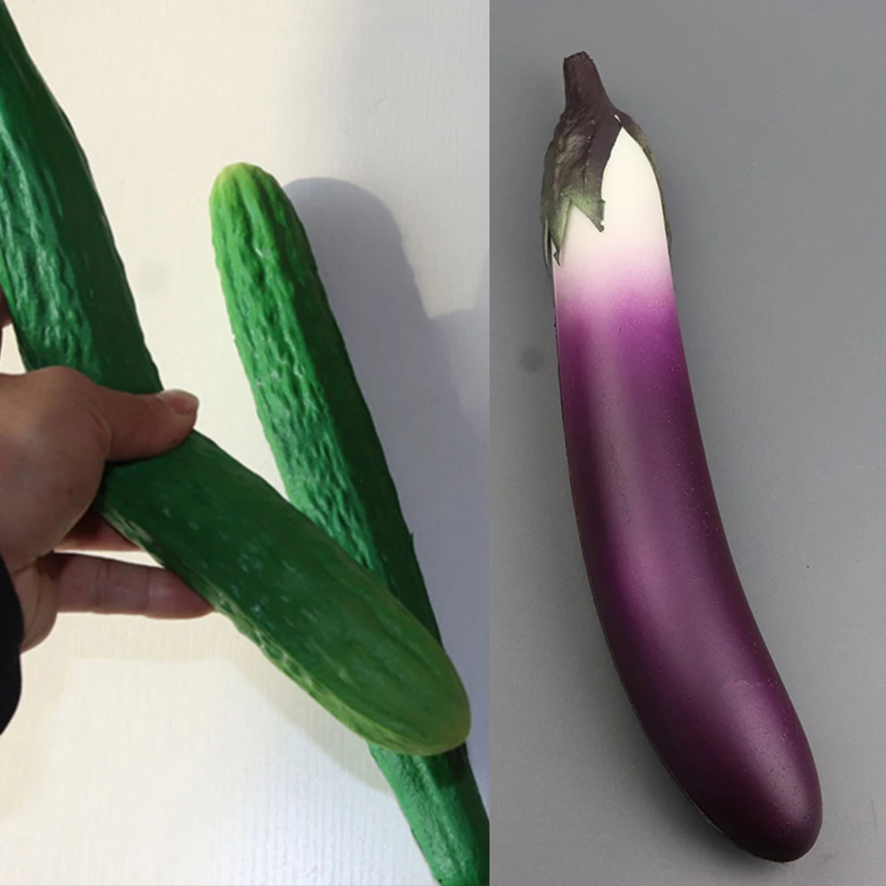 Simulation Eierpflanzen Künstliche Aubergine Modell Schrank Hotel Esszimmer Restaurant Shop Shop Dekor Gefälschte Gemüse Foto Requisiten – Detail 3