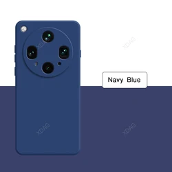 Premium Liquid Silicone Phone Case - Soft Back Cover, High Quality Protection for OPPO Find X8s (Navy Blue)