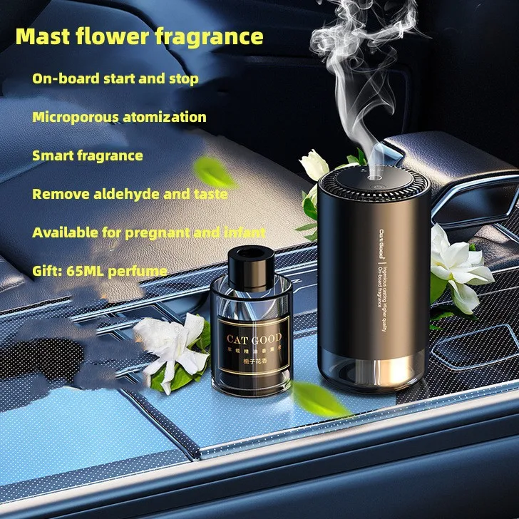 Fahrzeug Duft Diffusor für Auto mit Parkplatz Telefonnummer Schild Nebel  Spray Personalisierte Auto Parfums