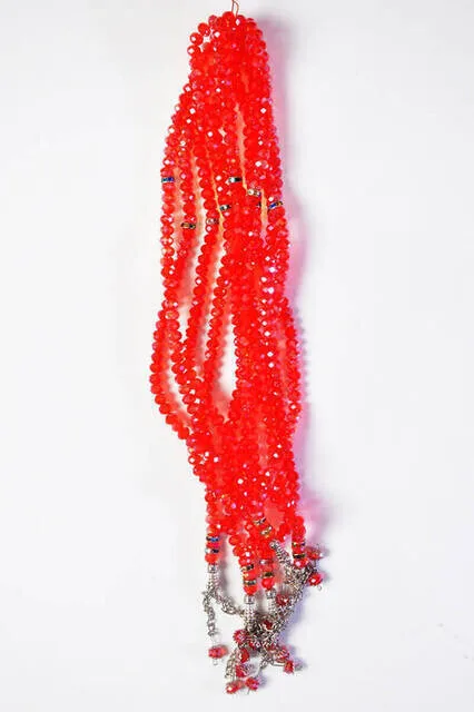 

IQRAH Red Rosary 99 Crystal 01 (колода)-3129