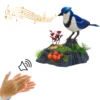 Electric Simulation Voice Control Parrot Toy Musical Magpie Talking Electronic Pet Bird Model Home Room Ornament Accessories 1