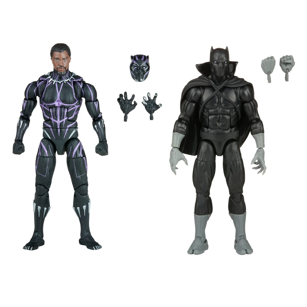 Genuine Bulk Marvel Legends Vibranium Black Panther Comic Book Version Black Panther 6 Pollici Action Figure Model Gifts For Boys
