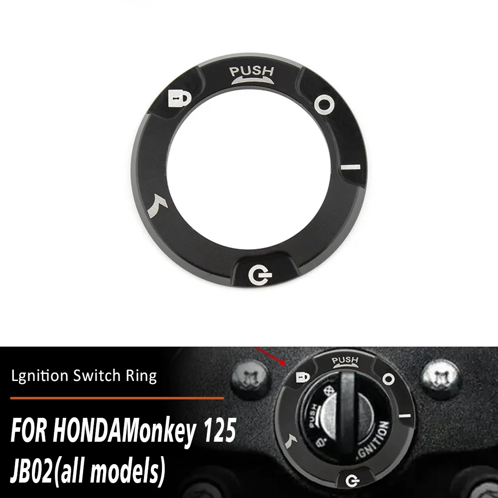 

Motorcycle Ignition Cover Switch Key Ring Decorative For Honda Monkey 125 JB02 JB03 Monkey125 Accessories