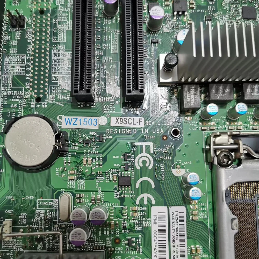 X9SCL-F для материнской платы сервера Supermicro DDR3 SATA 2,0 PCI-E 3,0 LGA1155 Xeon E3-1200 V1 V2 Series
