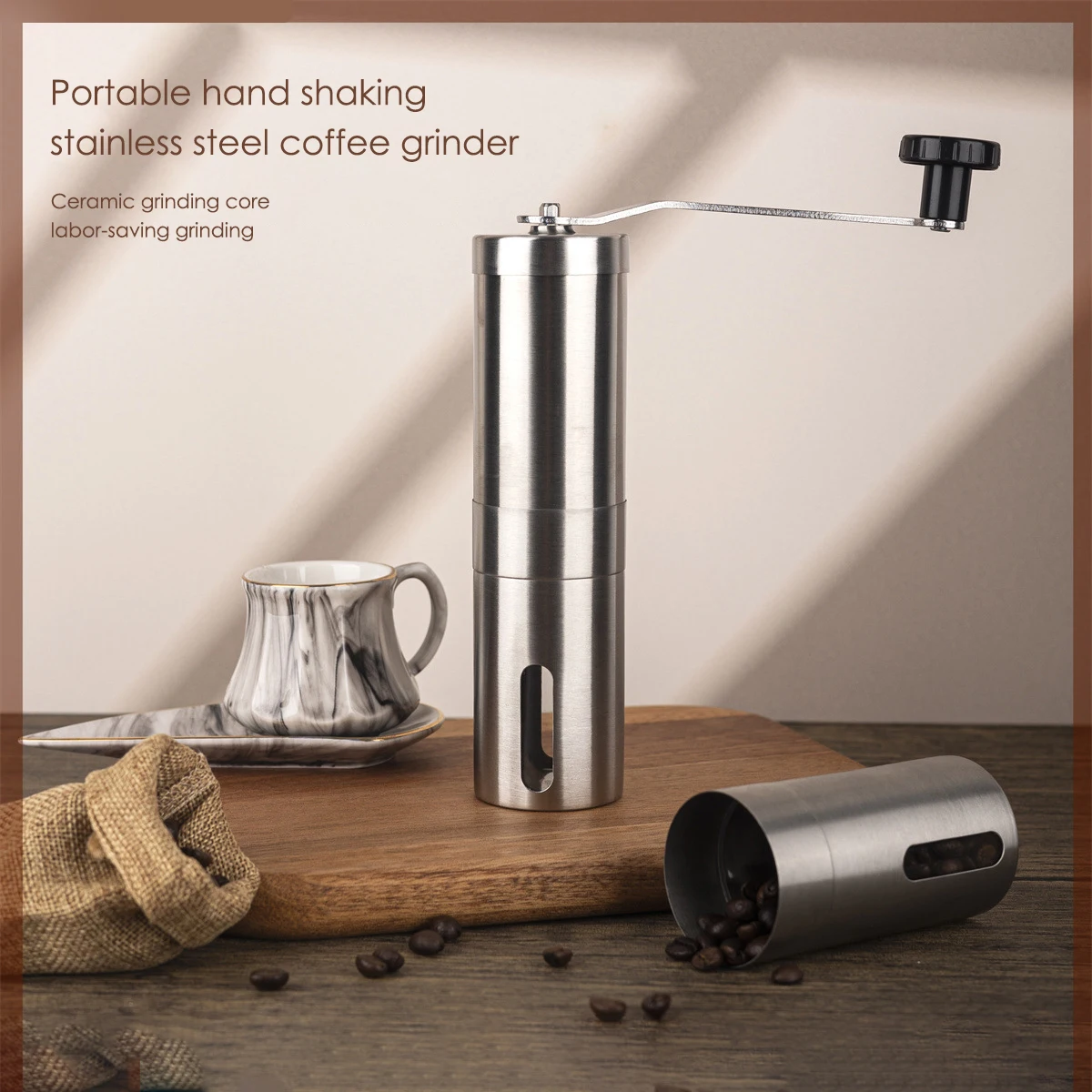 Grinder Manual Coffee Bean Grinder Hand Shake Bean Grinder Space