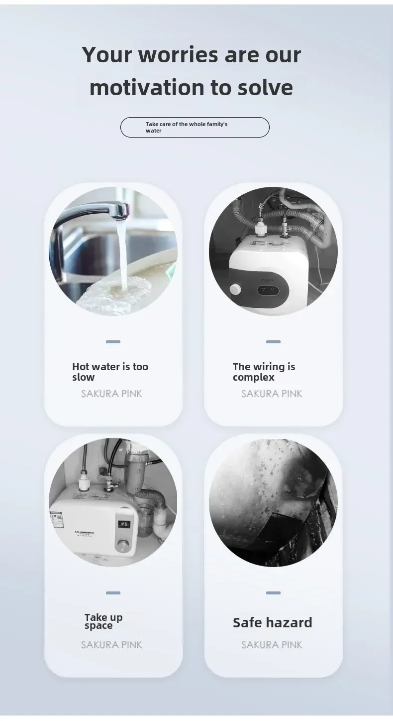 3000W Instant Hot Water Heater Faucet Electric Tankless Kitchen Bathroom Fast Heating Tap With Temperature Display