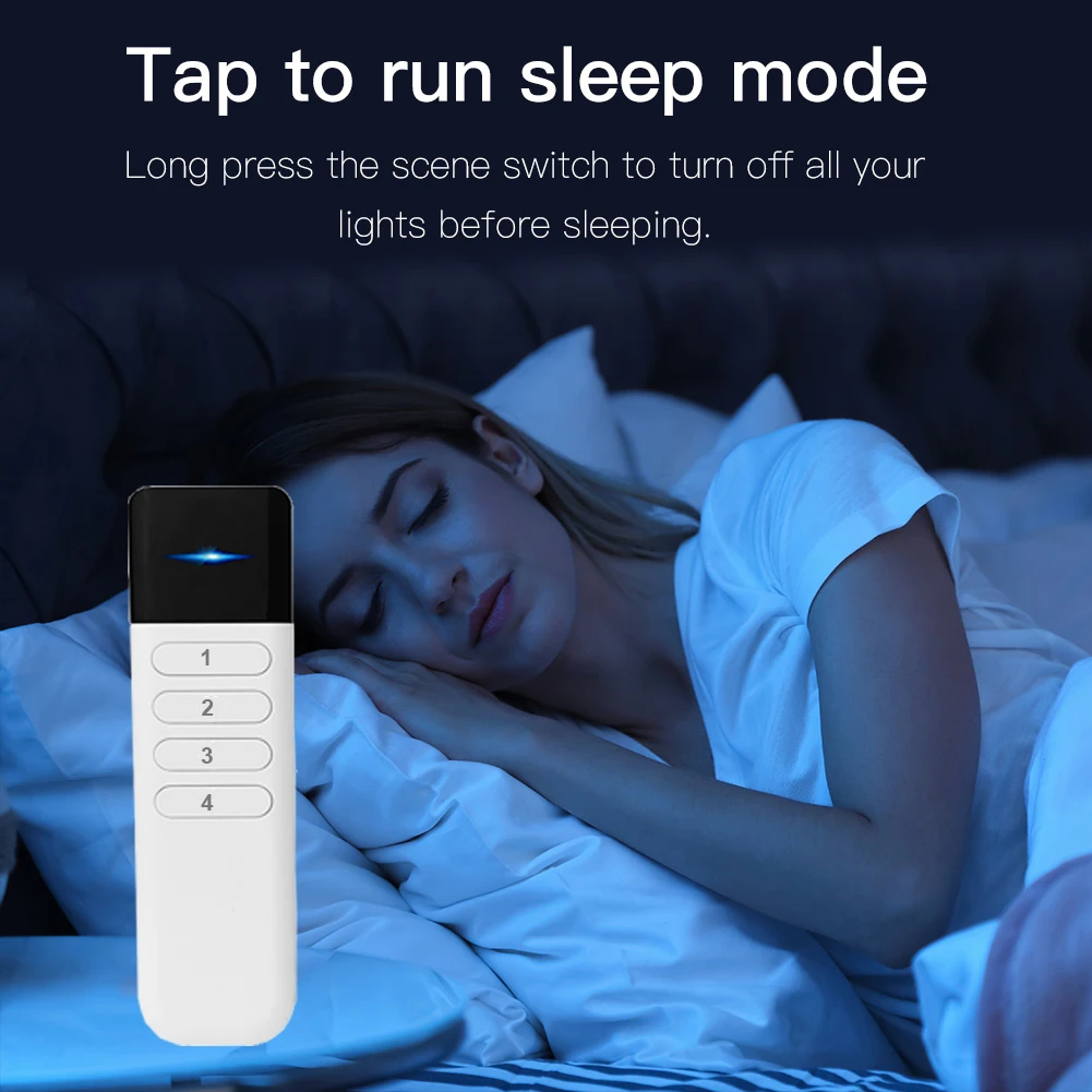 tuya zigbee controle remoto portatil sem fio mini 05