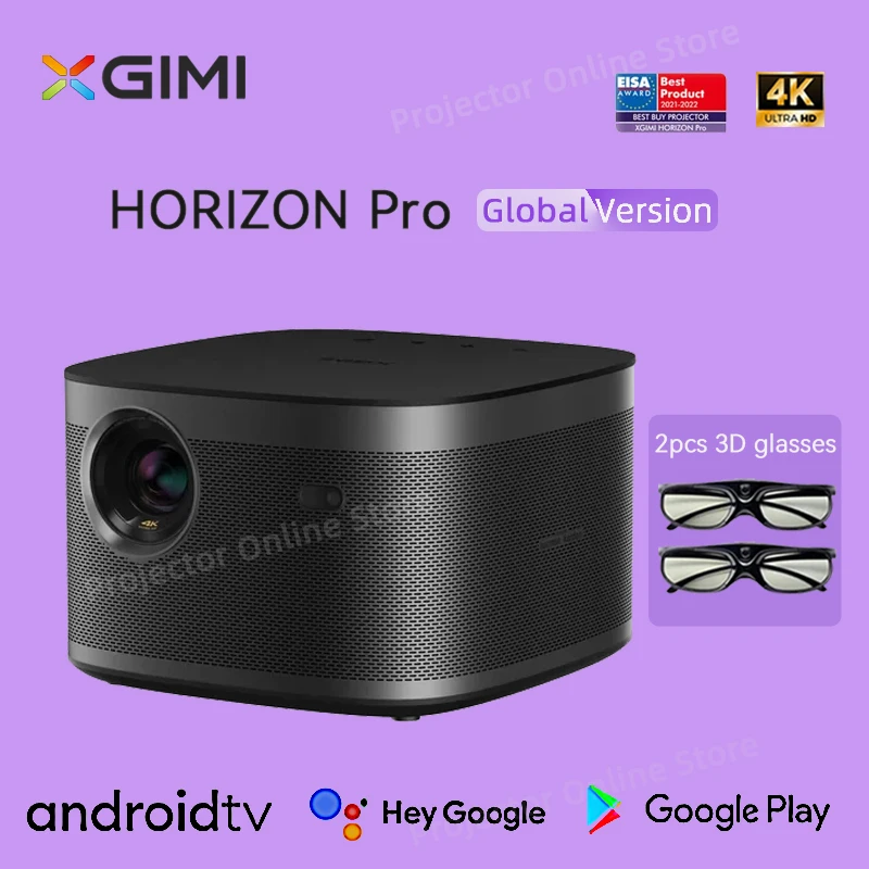 XGIMI HORIZON Pro 4K Smart Home Theater Projector with Voice Control,  Wi-Fi, and Bluetooth in the Projectors department at