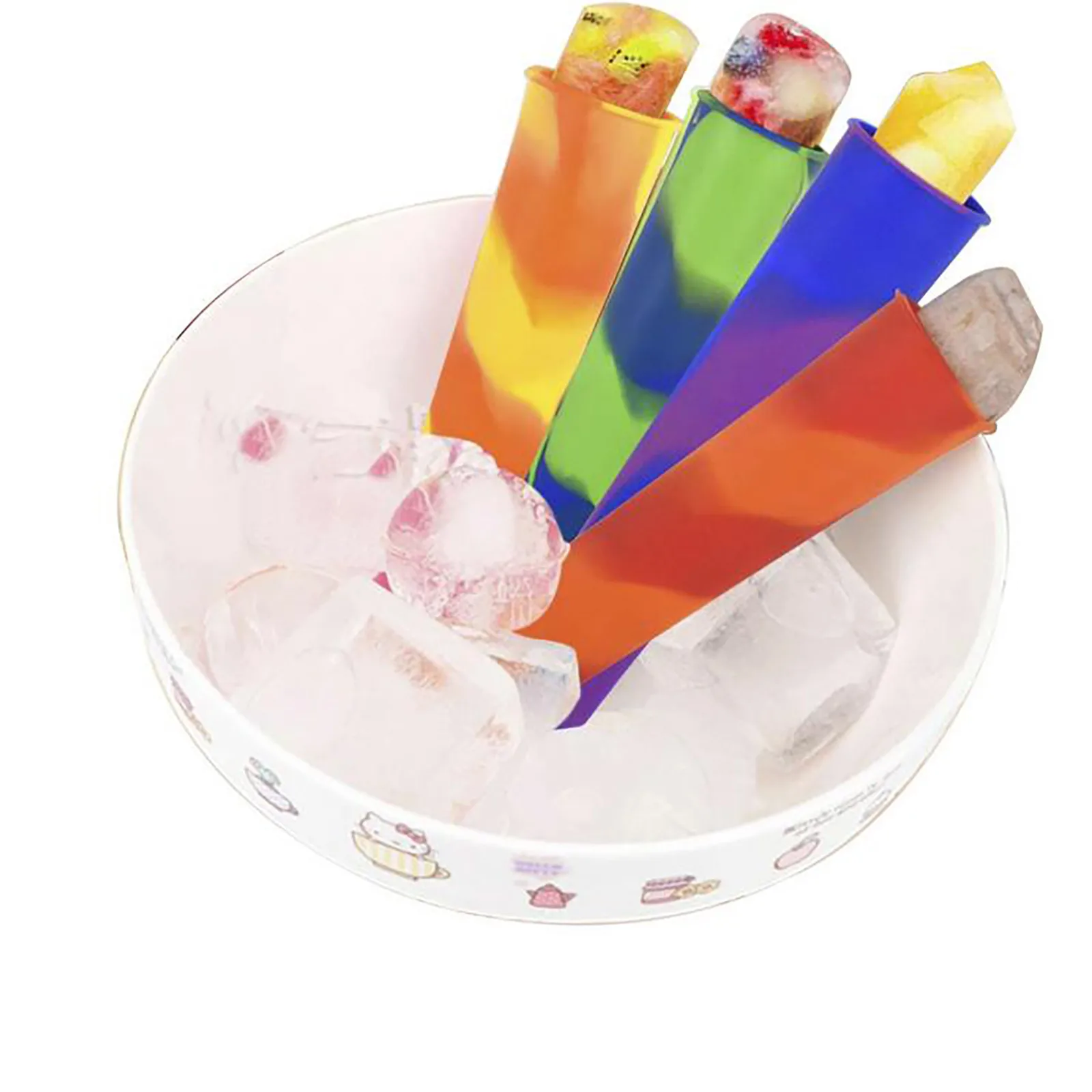 

Ice Popsicle Molds Bags Silicone Mold Freeze Pops Bag Funnel For Summer Popsicle Making Pouch Easy To Clean And Reusable