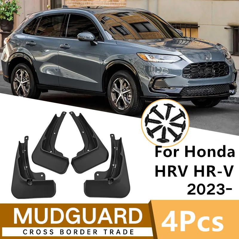 

Fit FOR 2023 Honda HR-V HRV 4Pcs Car Mud Flaps Splash Guards Fender Mudguard With Screws