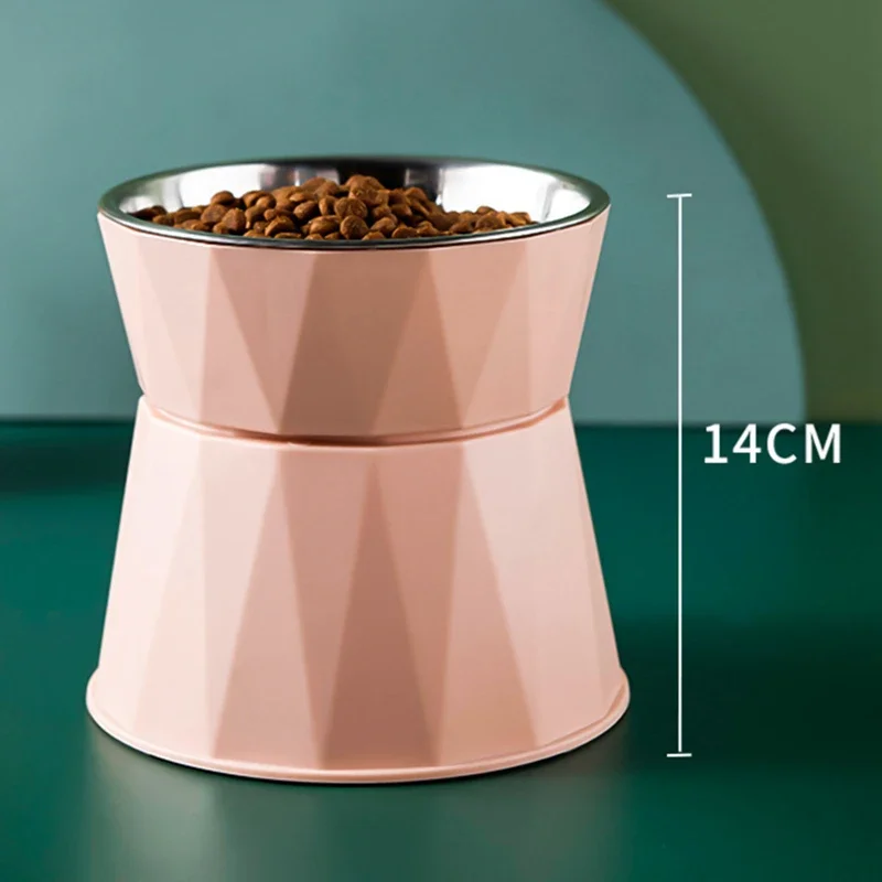 Title 1, High-Footed Cat Bowl, Large Capacity Cat Bowl D...