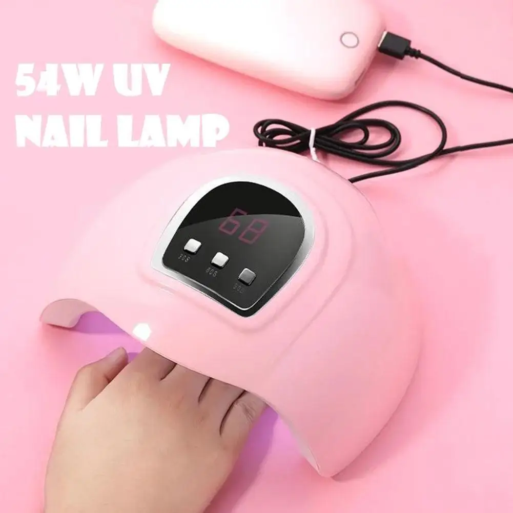 

1Set Professional Nail Dryer Equipment UV Induction Gel Nail Manicure Polish Cabin Lamps Protable Nail Phototherapy Machine tool